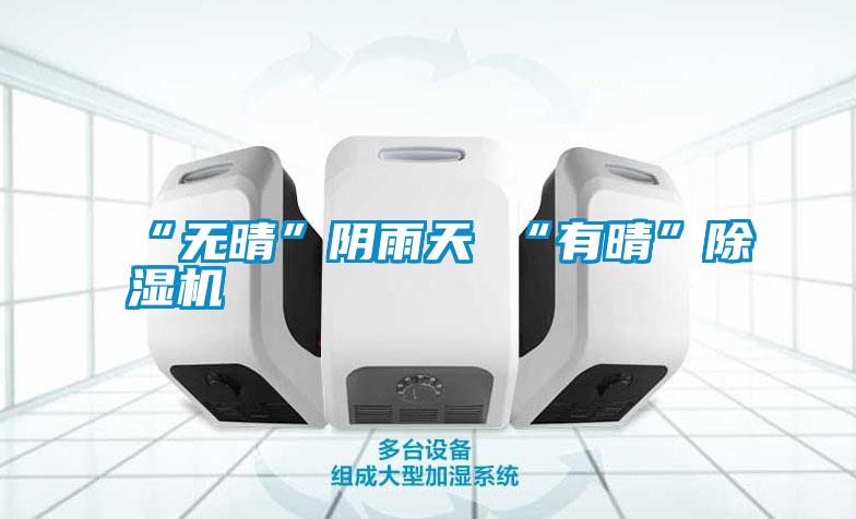 “無晴”陰雨天 “有晴”除濕機(jī)
