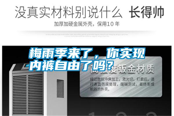 梅雨季來了，你實現內褲自由了嗎？