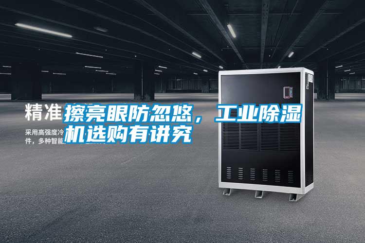擦亮眼防忽悠，工業除濕機選購有講究