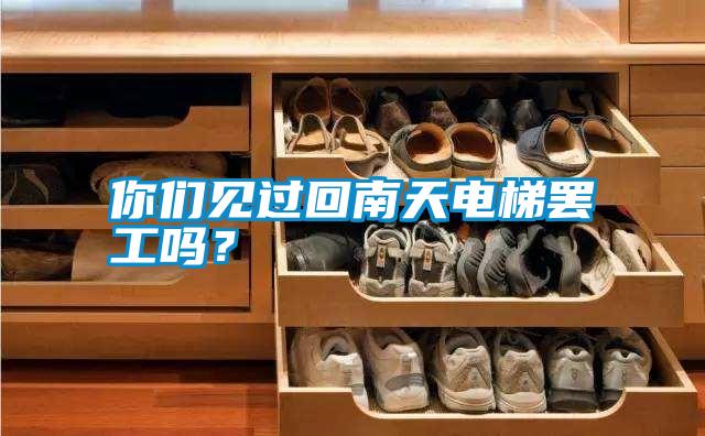 你們見過回南天電梯罷工嗎?