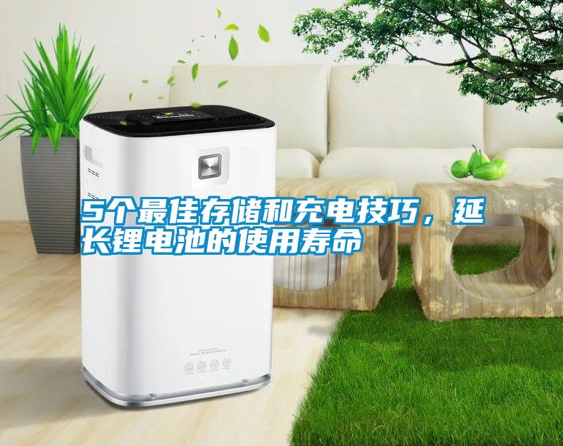 5個最佳存儲和充電技巧,延長鋰電池的使用壽命