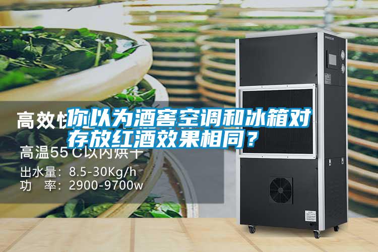 你以為酒窖空調和冰箱對存放紅酒效果相同?