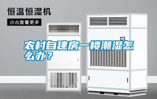 農村自建房一樓潮濕怎么辦?