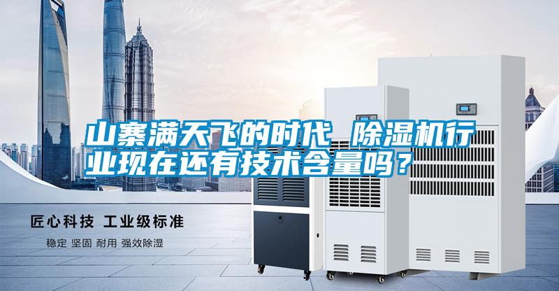 山寨滿天飛的時代 除濕機行業現在還有技術含量嗎?