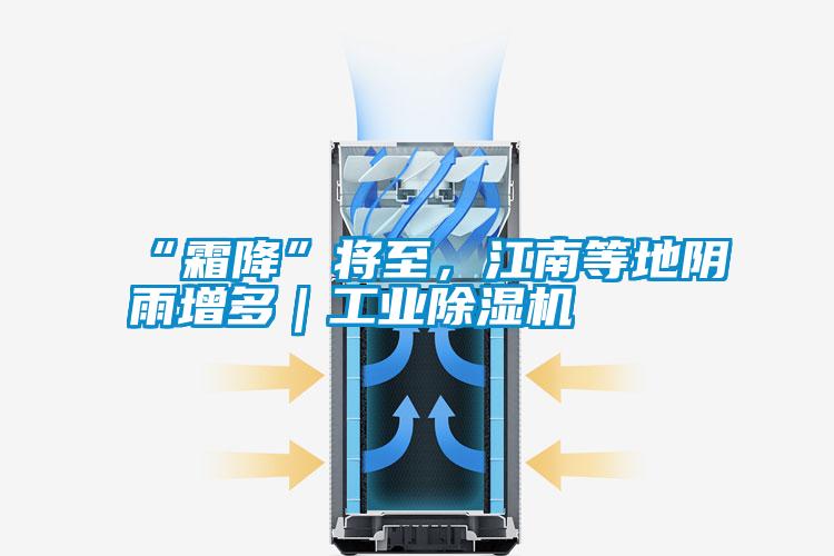 “霜降”將至，江南等地陰雨增多｜工業除濕機