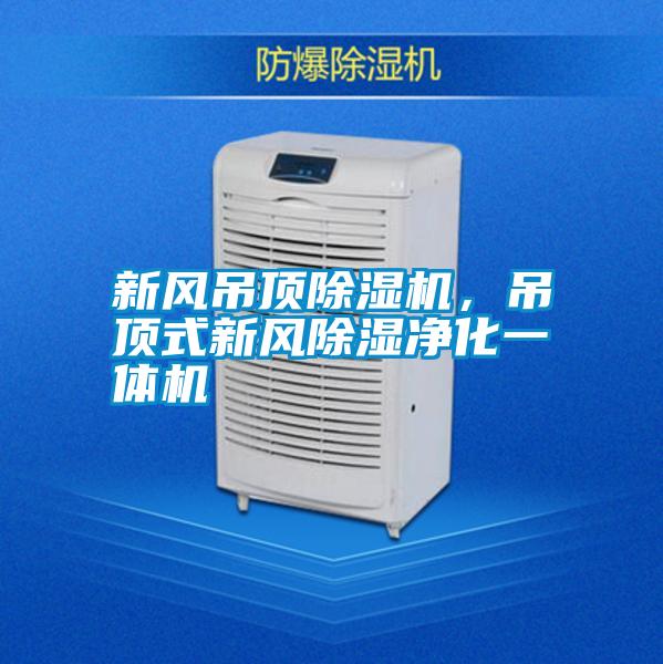 新風吊頂除濕機,吊頂式新風除濕凈化一體機