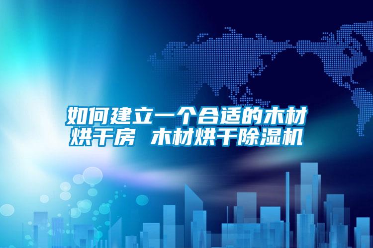 如何建立一個合適的木材烘干房 木材烘干除濕機