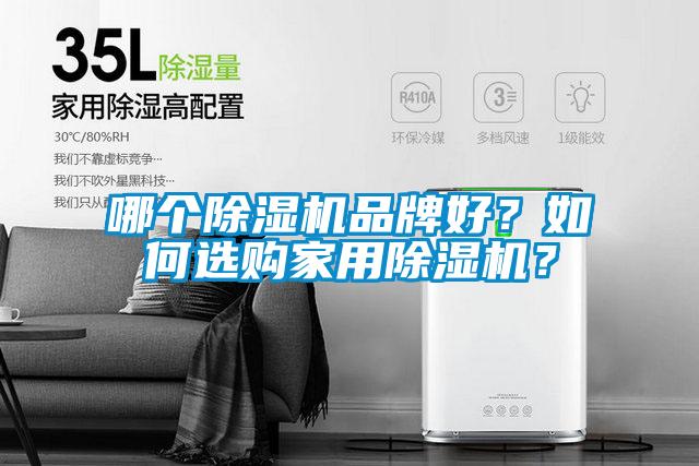 哪個除濕機品牌好?如何選購家用除濕機?