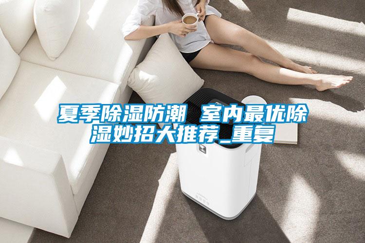 夏季除濕防潮 室內最優除濕妙招大推薦_重復