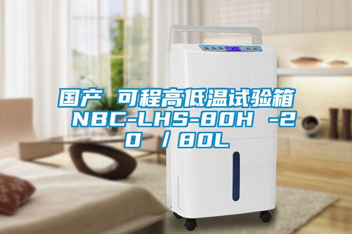 國(guó)產(chǎn) 可程高低溫試驗(yàn)箱 NBC-LHS-80H -20℃/80L