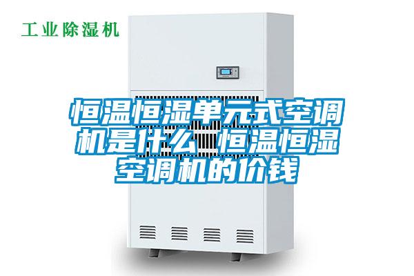 恒溫恒濕單元式空調(diào)機是什么 恒溫恒濕空調(diào)機的價錢