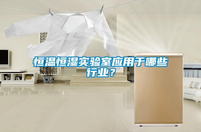 恒溫恒濕實驗室應用于哪些行業？