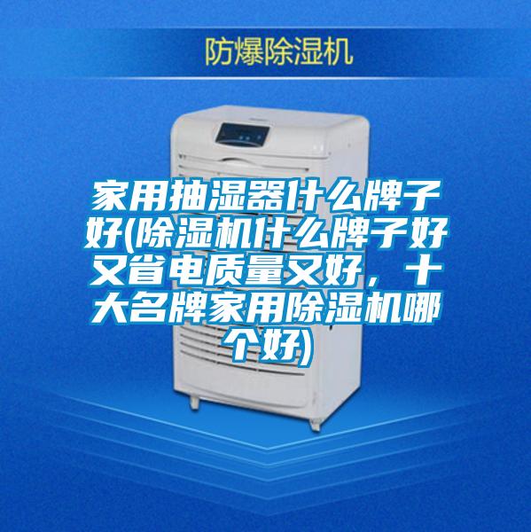 家用抽濕器什么牌子好(除濕機(jī)什么牌子好又省電質(zhì)量又好，十大名牌家用除濕機(jī)哪個(gè)好)