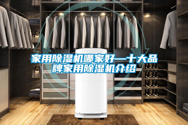 家用除濕機哪家好—十大品牌家用除濕機介紹