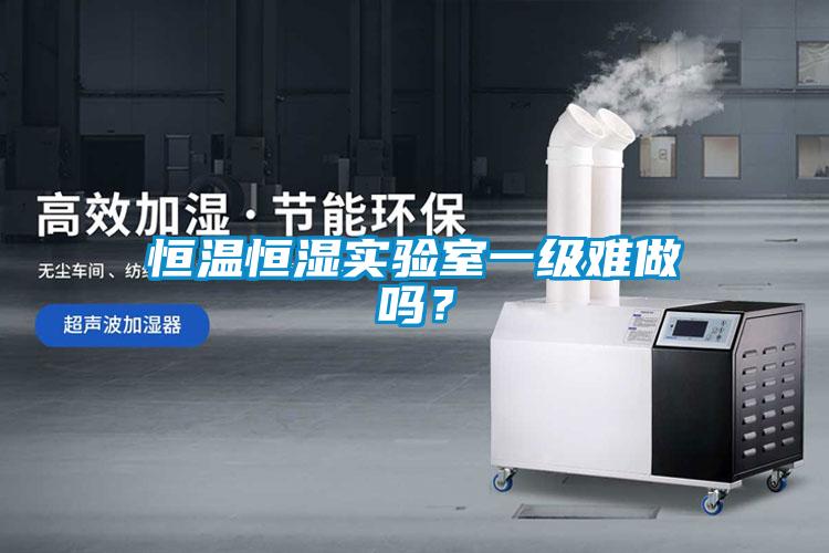 恒溫恒濕實驗室一級難做嗎？