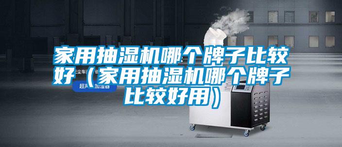 家用抽濕機哪個牌子比較好（家用抽濕機哪個牌子比較好用）