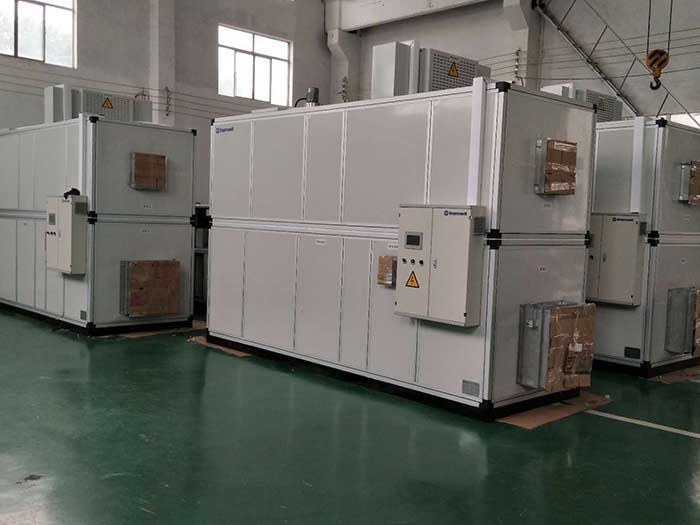 濟南銘威化工鋰電池鈷酸鋰零下40℃露點，三臺全新風轉輪除濕機組